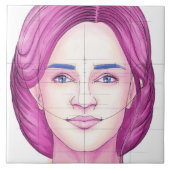 Gezicht 32 tegeltje (Voorkant)