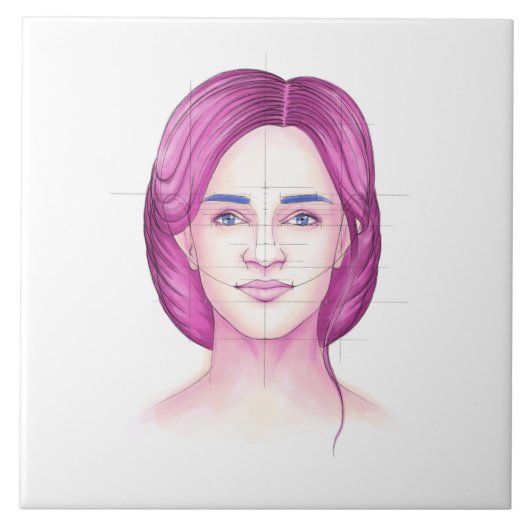 Gezicht 32 tegeltje (Voorkant)