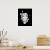 Gezicht Anatomie Facial Fat Pad Schoonheidsspecial Poster (Keuken)