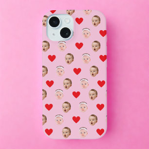 Gezicht Baby, Aangepaste foto gezicht, Baby Cadeau iPhone 15 Case