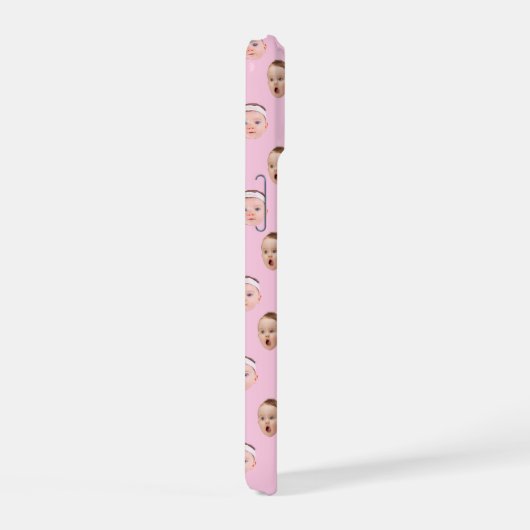 Gezicht Baby, Aangepaste Foto Gezicht, Baby Gift iPhone 15 Case (Rechterkant)