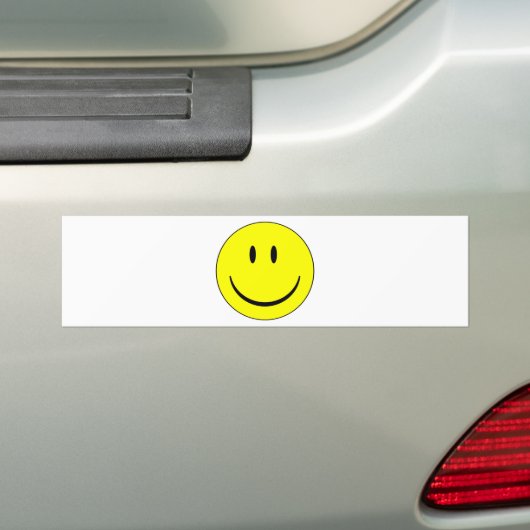 Gezicht Bumpersticker (Op auto)