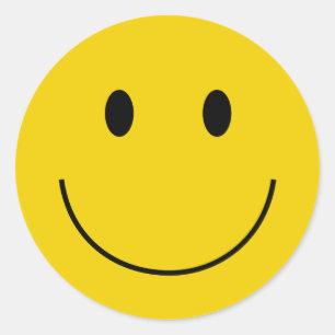 Gezicht Classic Ronde Sticker