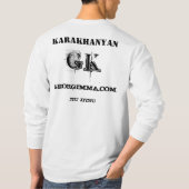 gezicht, GEORGIMMA.COM, JIU JITSU T-shirt (Achterkant)