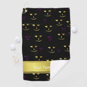 gezicht, halloween, symbool, glimlach, grappig, sc golfhanddoek (Insitu)