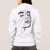 gezicht hoodie (Achterkant)