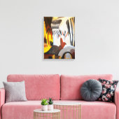 Gezicht in de Rocks kunst Canvas Afdruk (Insitu (Woonkamer))