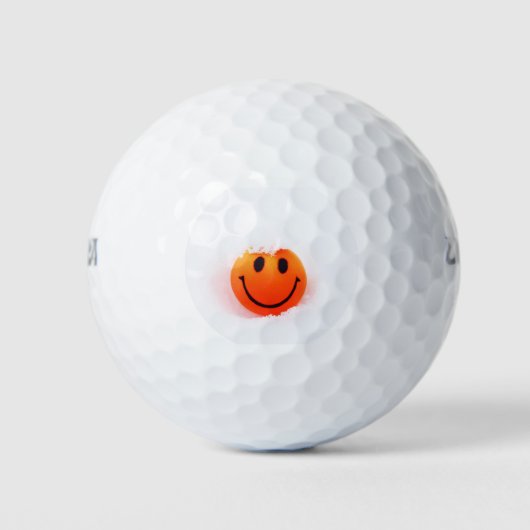 Gezicht in de sneeuw golfballen (Voorkant)