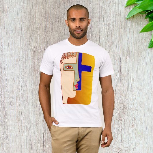 Gezicht in een cross Mannen T-shirt