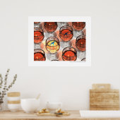 Gezicht in gezicht - Face à face Poster (Keuken)