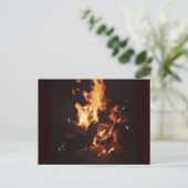 Gezicht in het Briefkaart Flames (Staand voorkant)