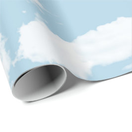 Gezicht in wolken cadeaupapier