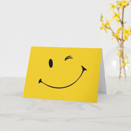 Gezicht Kaart (Gele Bloem)