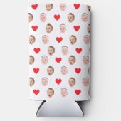 Gezicht kan, Aangepaste Foto Koelbox, Baby Gift Seltzer Blikjeskoeler (Voorkant)
