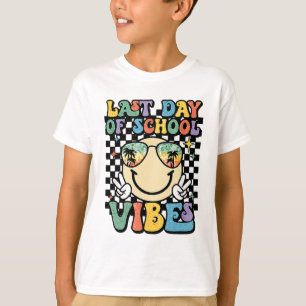 Gezicht Laatste dag van school Vibes Gles Tropisch T-shirt