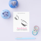 Gezicht lange wimpers Wimper Extensie Flyer (Enkel)