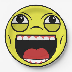 Gezicht LOL Papieren Bordje