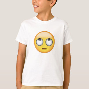 Gezicht met draaiende ogen Emoji T-shirt