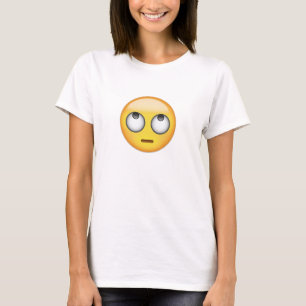 Gezicht met draaiende ogen Emoji T-shirt