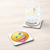 Gezicht met één grote en één kleine oog - Emoji Onderzetter (Rechterzijde)