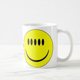 gezicht met Five Eyes Funny Mug Koffiemok
