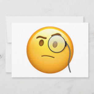 Gezicht met monocle - Emoji