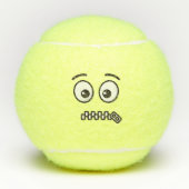 Gezicht met ritssluiting tennisballen (Voorkant)