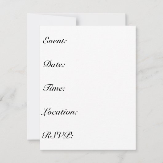 Gezicht met Rode ballonnen Kaart (Achterkant)