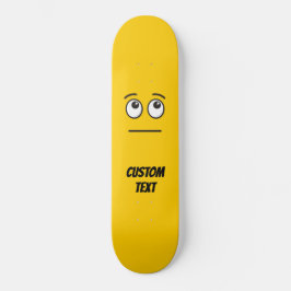 Gezicht met Rollende Ogen Persoonlijk Skateboard