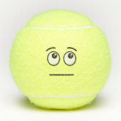 Gezicht met Rolling Eyes Tennisballen (Voorkant)