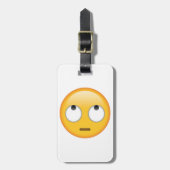 Gezicht met rologen - Emoji Bagagelabel (Voorkant verticaal)