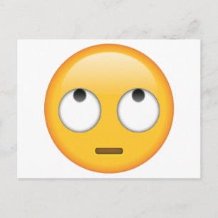 Gezicht met rologen - Emoji Briefkaart
