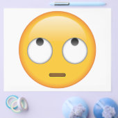 Gezicht met rologen - Emoji Flyer (Enkel)