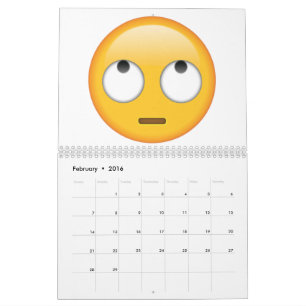 Gezicht met rologen - Emoji Kalender