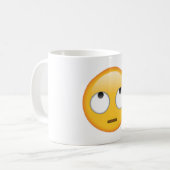 Gezicht met rologen - Emoji Koffiemok (Voorkant links)
