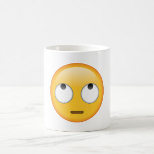 Gezicht met rologen - Emoji Koffiemok