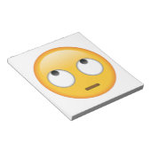 Gezicht met rologen - Emoji Notitieblok (Schuin)