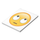 Gezicht met rologen - Emoji Notitieblok (Linkerzijde)