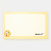 Gezicht met Stuck-Out Tong en Winking Eye Post-it® Notes (Voorkant)