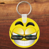 GEZICHT MET SUNSHADES SLEUTELHANGER (Voorkant)