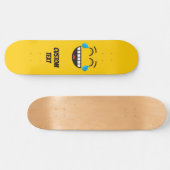 Gezicht met tranen van vreugde persoonlijk skateboard (Horizontaal)