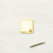 Gezicht met tranen van vreugde post-it® notes (Op bureau)