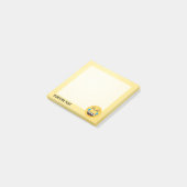 Gezicht met tranen van vreugde post-it® notes (Schuin)