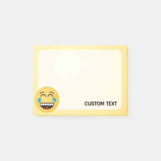Gezicht met tranen van vreugde post-it® notes (Voorkant)