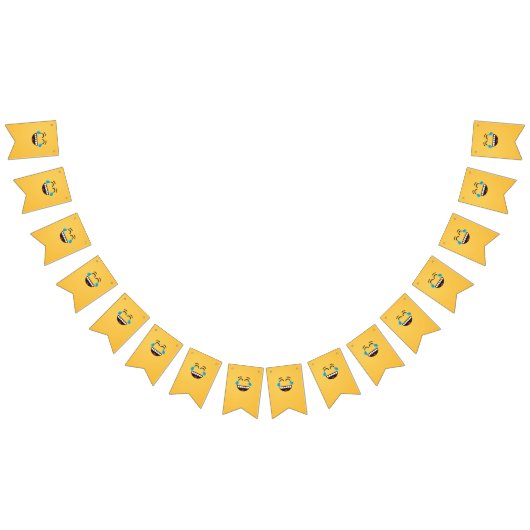 Gezicht met tranen van vreugde vlaggetjes (Alle)