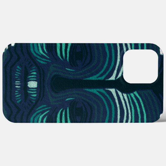 Gezicht met Tribale markeringen Case-Mate iPhone Case (Achterkant (horizontaal))