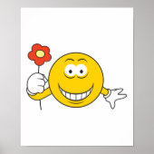 Gezicht met ventilator poster (Voorkant)