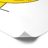 Gezicht met ventilator poster (Hoek)