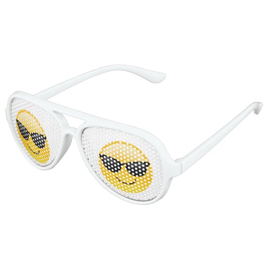 Gezicht met zonnebril Retro Party Shades (Gekanteld)