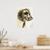 Gezicht onder het gezicht 8 poster (Keuken)